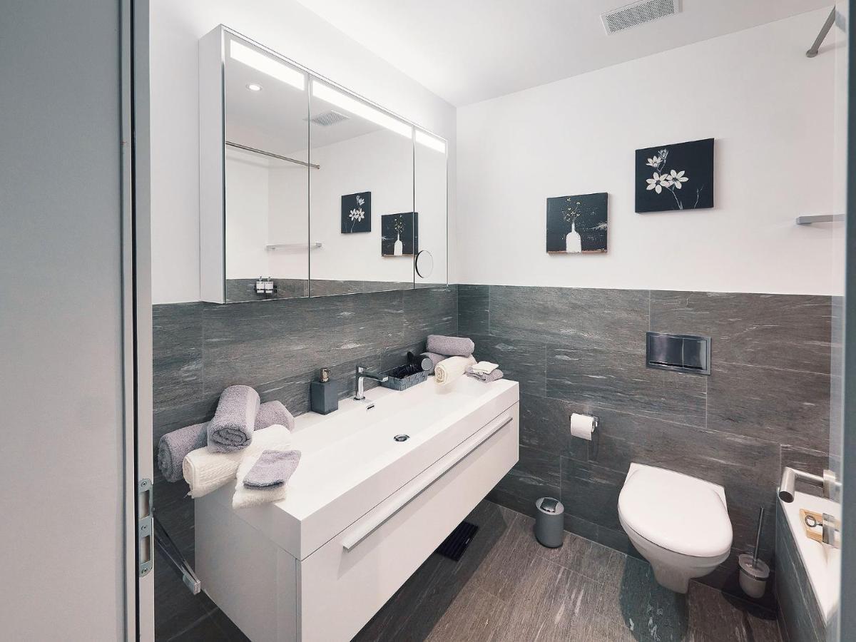 Montanas - Luxuswohnung Mit Kamin - Nahe Caumasee & Talstation Flims Luaran gambar